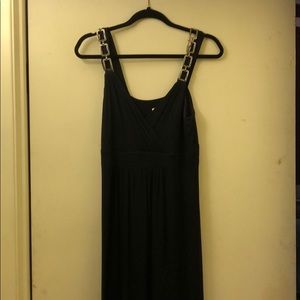 Black maxi dress